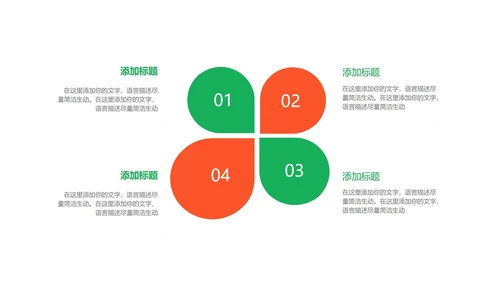 小清新池塘荷叶总结汇报PPT模板
