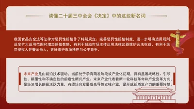 读懂二十届三中全会决定中的这些新名词专题党课PPT课件