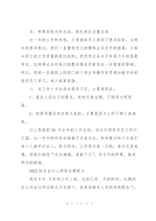 2022财务会计心得体会.docx