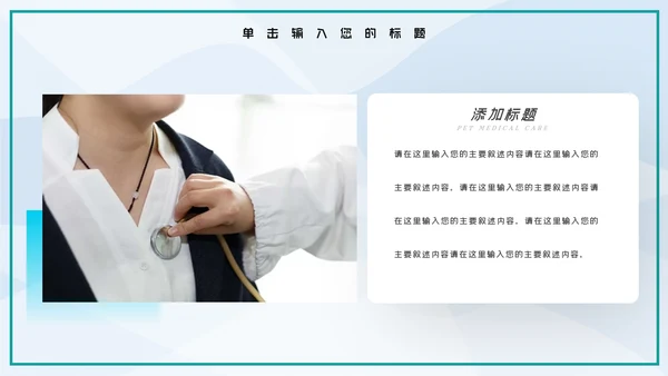 社区医疗保险保障工作总结PPT模板