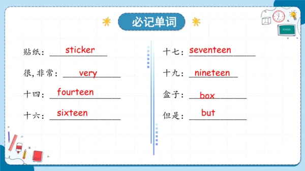 Unit 3 How many 复习课件（知识梳理+典例精练）(共27张PPT)