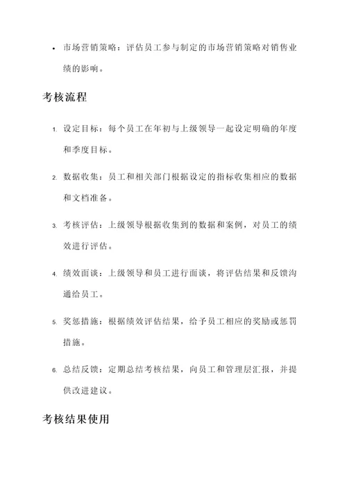电商公司的绩效考核方案