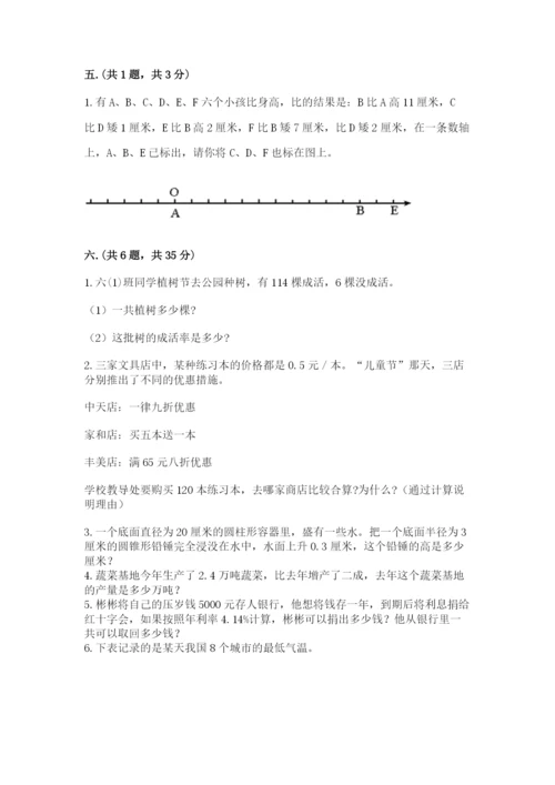 小学毕业班数学检测题及答案（夺冠）.docx