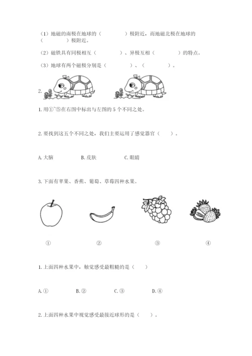 教科版二年级下册科学期末测试卷精品【精选题】.docx