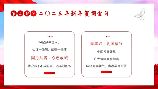 新年贺词新年献词让明天的中国更美好党建PPT