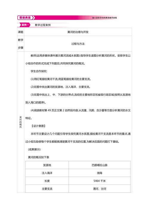 2.3 河流 第3课时【2024秋人教八上地理精简课堂（教案+素材）】
