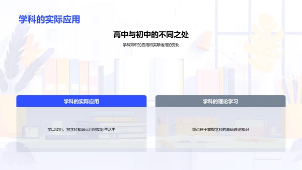 新生生活学习导航PPT模板