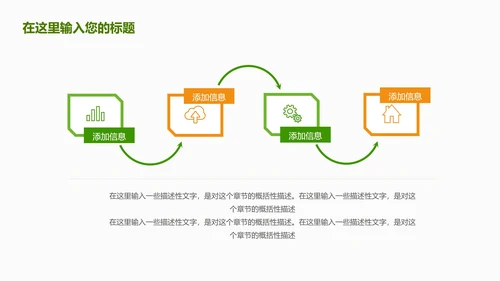 绿色植物小清新商业计划ppt模板