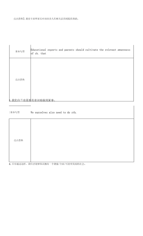 大学英语六级写作讲义与ppt内容一致