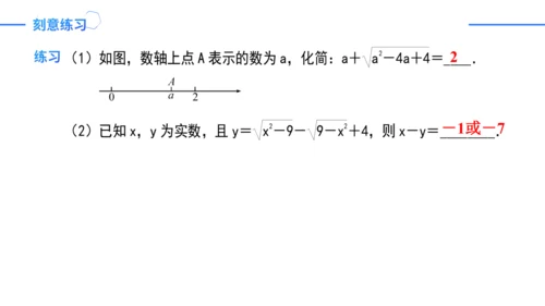 第16章二次根式复盘提升  单元复习课件（共31张PPT）