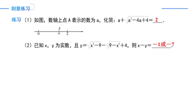 第16章二次根式复盘提升  单元复习课件（共31张PPT）