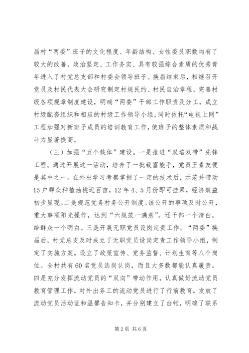 村党建工作汇报材料 (4).docx