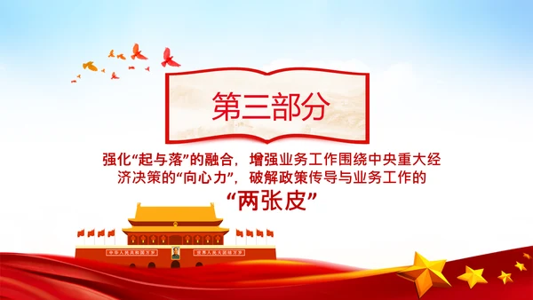 破解两张皮全力促进党建和业务的深度融合PPT