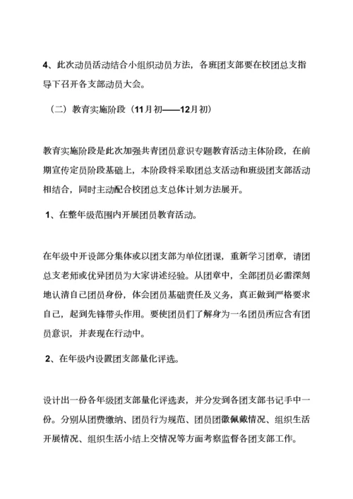 教育叙事之团员意识教育活动专项方案.docx