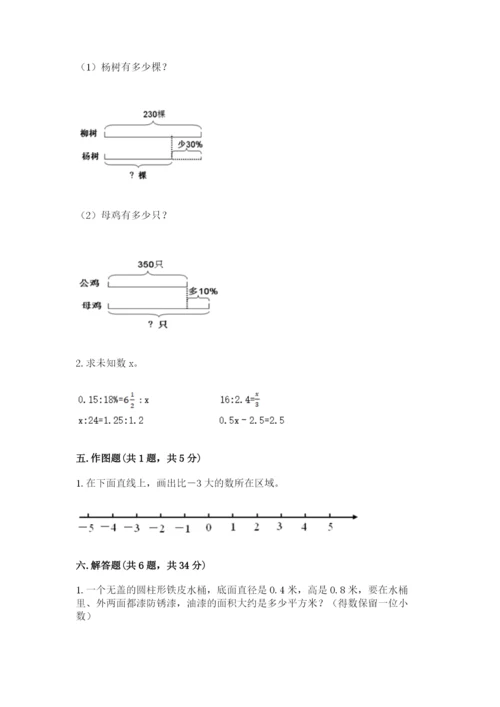 保定市涿州市六年级下册数学期末测试卷完美版.docx