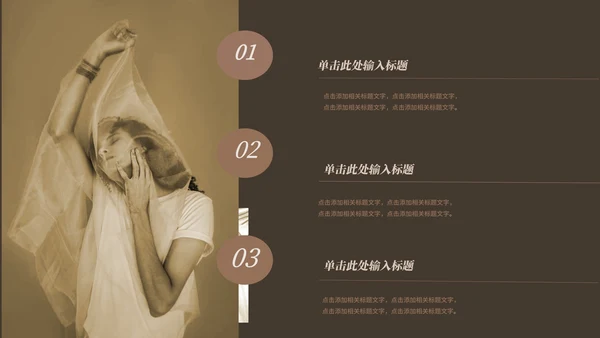 咖色欧美商务商业计划书PPT模板