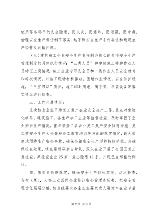 大杨镇开展企业春节后复产复工安全生产检查工作总1.docx