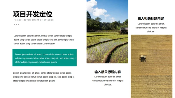 美丽乡村旅游项目乡村旅游通用PPT模板