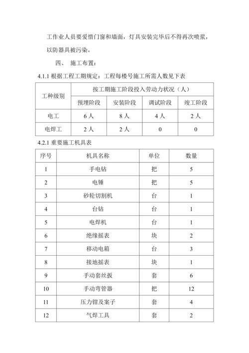 电气综合施工重点技术交底.docx