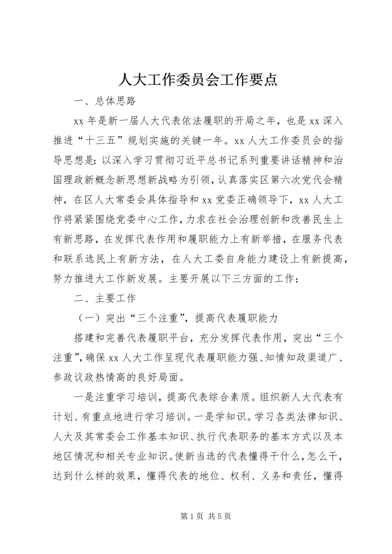 人大工作委员会工作要点.docx