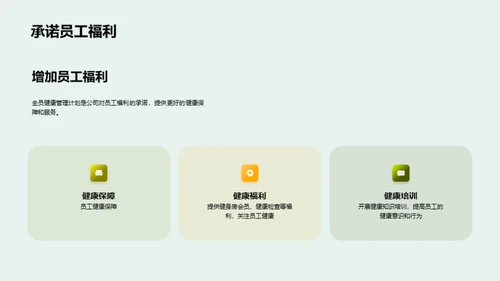 推行全员健康管理计划