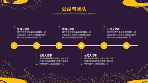 儒雅复古纹理工作总结通用PPT模板