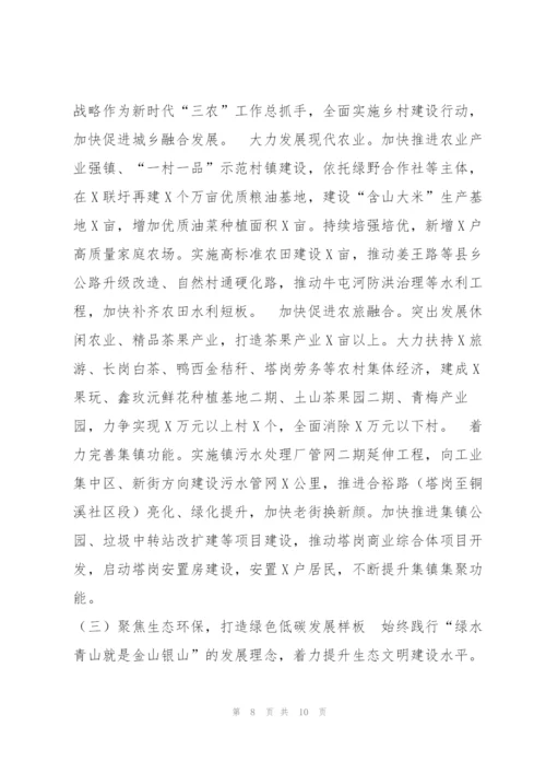 镇年工作总结及工作安排.docx