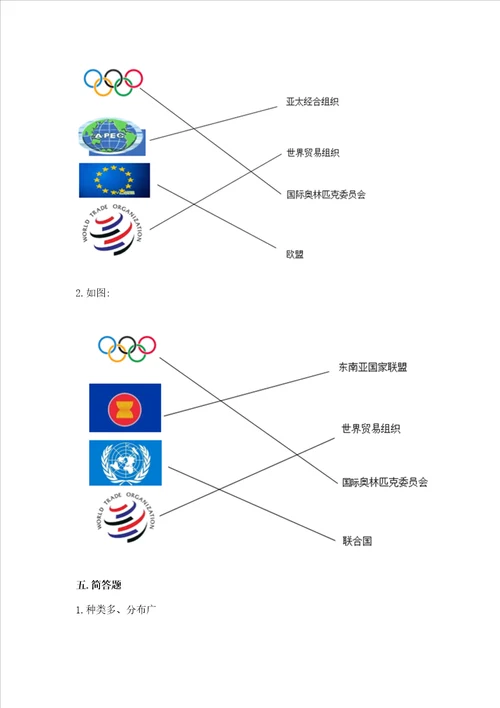 部编版六年级下册道德与法治期末测试卷黄金题型