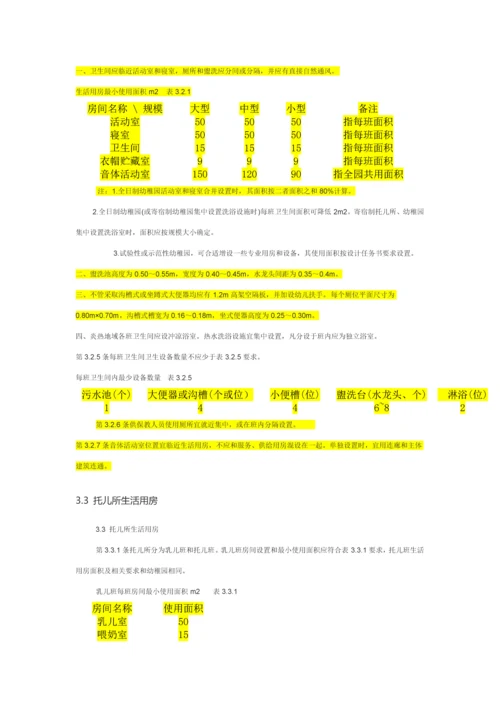 最新幼儿园设计标准规范.docx