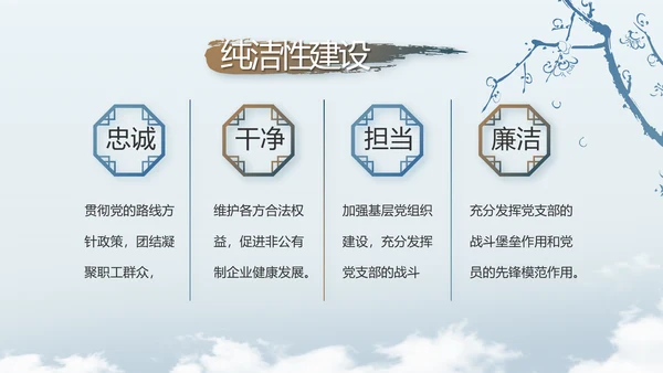 党建党风廉政学习教育动态PPT模板