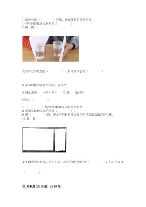 教科版科学二年级上册期末测试卷标准卷.docx