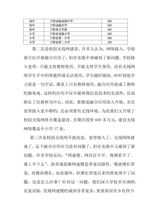 农村中小学推进信息技术与课堂教学融合应用的问题与对策.docx