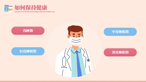 老年健康医疗知识健康讲座PPT模板
