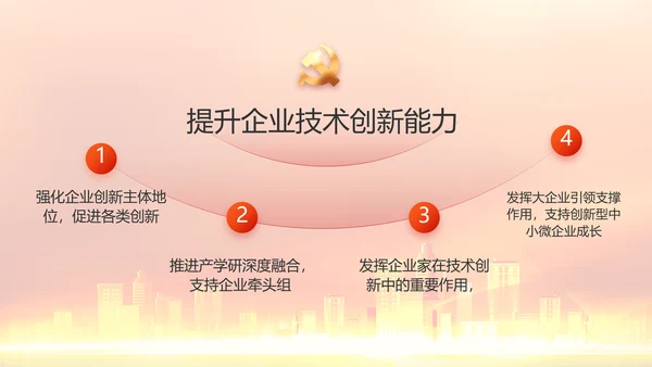 红色喜庆物业党支部工作总结动态PPT模板