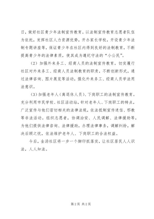 社区年度法律进社区工作计划.docx