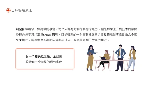 目标同向精准管理成功原则动态通用PPT模板