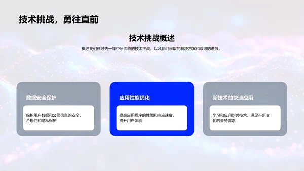 IT年中成果展示PPT模板