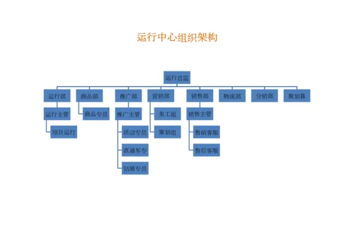 淘宝天猫京东电商组织架构岗位职能职责及业务作业流程.docx