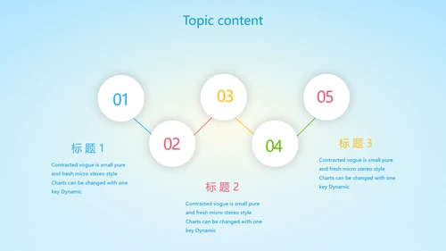 蓝色卡通在线教育教学动态PPT模板