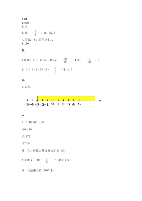 浙江省【小升初】2023年小升初数学试卷附答案（能力提升）.docx