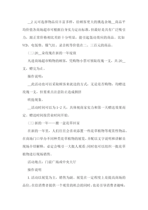 2023元旦主题促销活动方案模板.docx