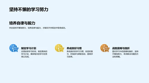 高考政策与升学路线PPT模板
