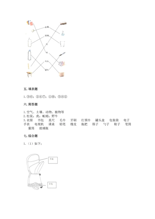 教科版二年级上册科学期末测试卷精品【综合题】.docx