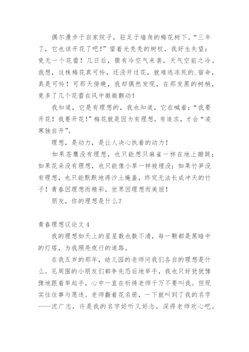 青春理想议论文.docx