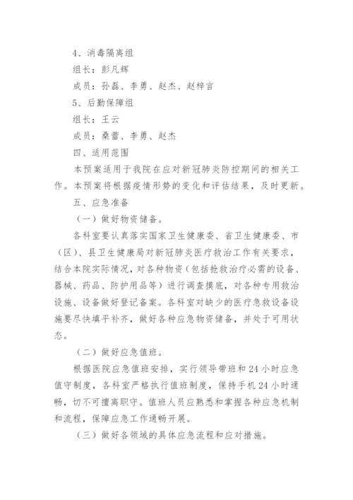 乡镇卫生院新冠肺炎疫情防控应急预案.docx