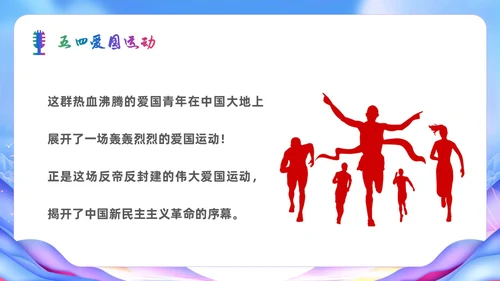 展板风五四青年节演讲比赛活动策划青春风采主题PPT模板