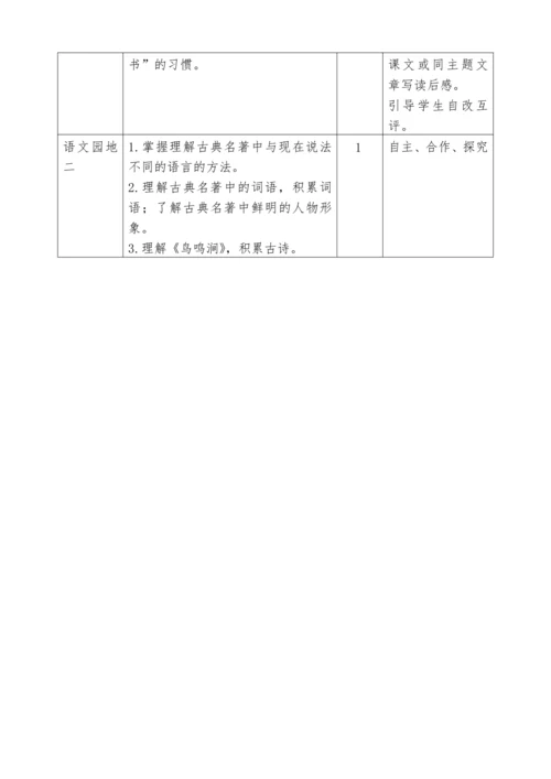 2023-2024学年部编版语文五年级下册第二单元教学设计