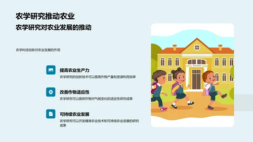 农学研究助力农业PPT模板