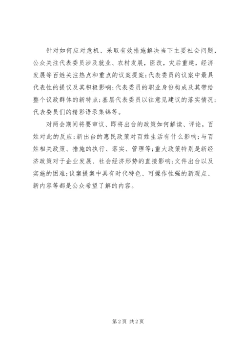 学习XX年全国两会心得体会范文.docx