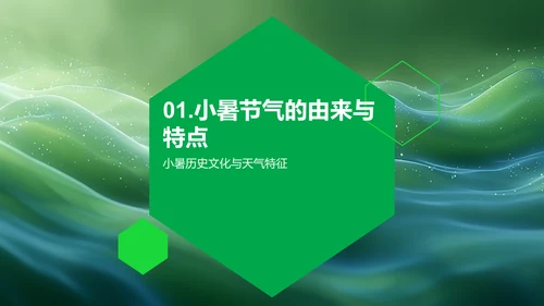 小暑养生指南讲座PPT模板
